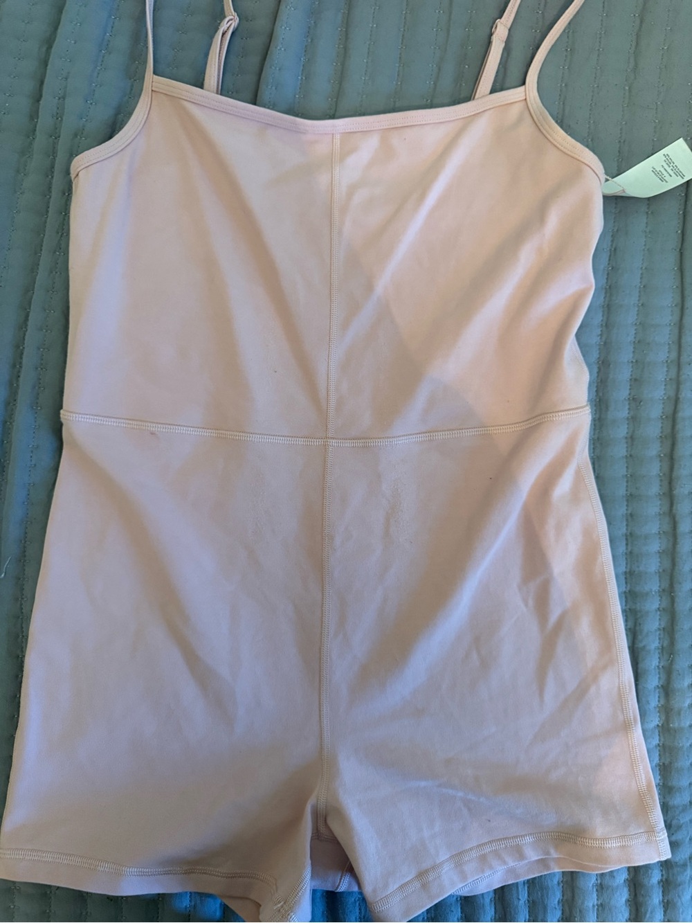 Aritzia Pale Pink Spaghetti-Strap Romper